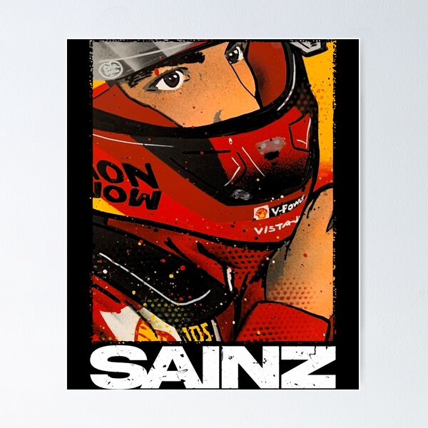 Sale | Carlos Sainz Posters for Redbubble