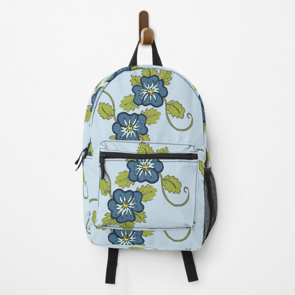 Artikelvorschau, Blaue wilde Stiefmütterchen-Blumenillustration doppelte Blüte entworfen und verkauft von AngelDawnDesign.