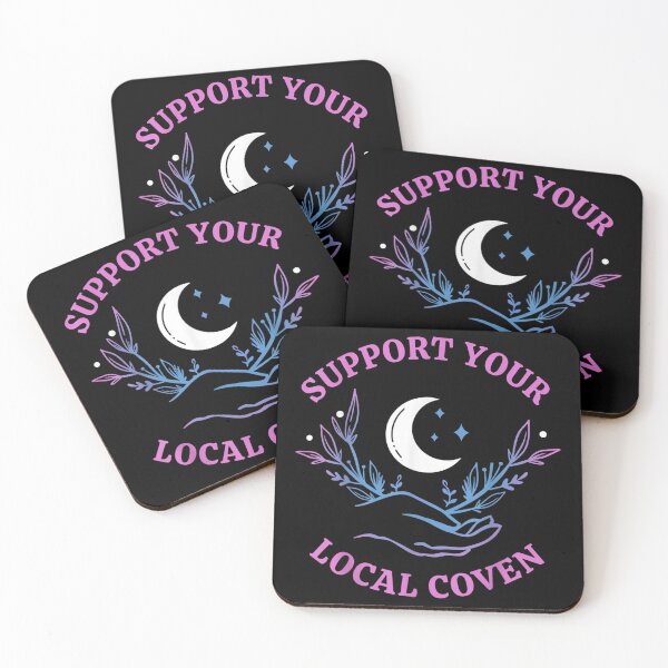 Item preview, Support Your Local Coven Witches Halloween Witch designed and sold by Spencerhowar.