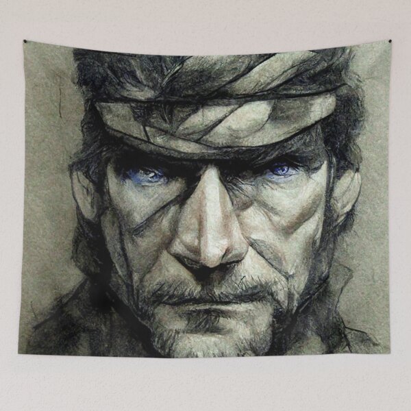 Item preview, Solid Snake designed and sold by INFINITYGUY ⭐⭐⭐⭐⭐.