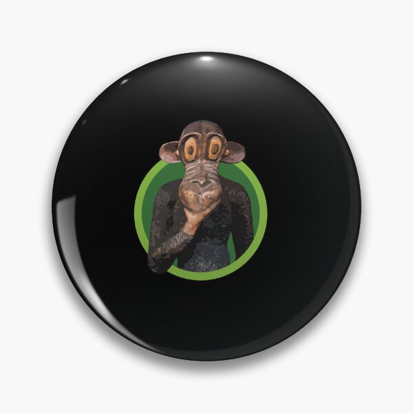 Item preview, THINKING CUTE WILD MONKEY ARTWORK NATURE ANIMAL designed and sold by sobriowslen.