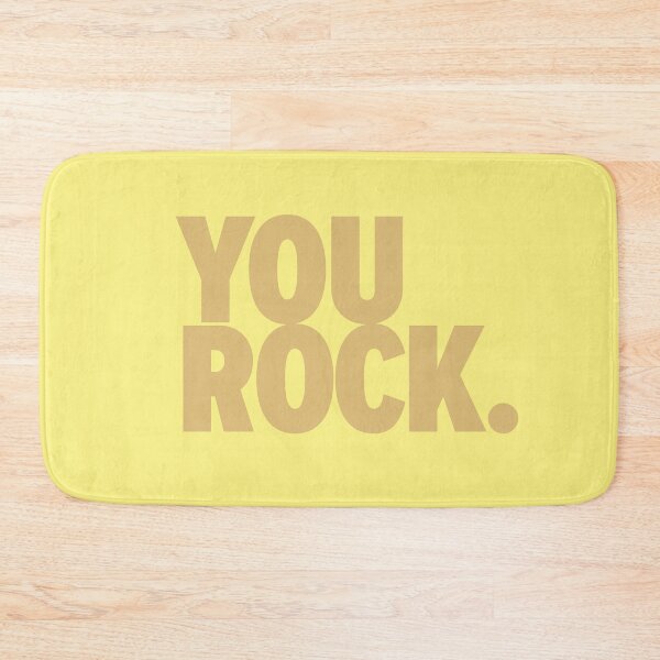 Item preview, You Rock Pastel Yellow designed and sold by ThinkFun! Design.