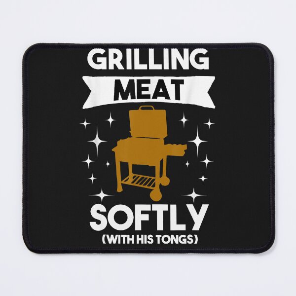 Item preview, Mens Grilling Meat Softly With His Tongs designed and sold by TaraxDoolittle.