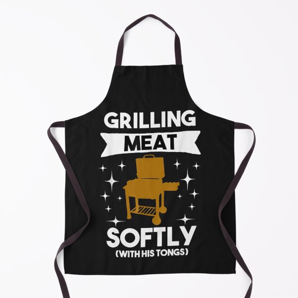 Item preview, Mens Grilling Meat Softly With His Tongs designed and sold by TaraxDoolittle.