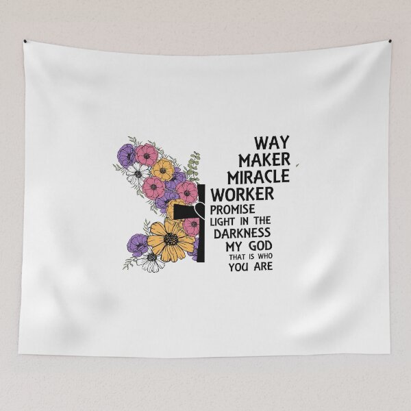 Item preview, Way makers, miracle maker light in the darkness designed and sold by Eternlchristian.