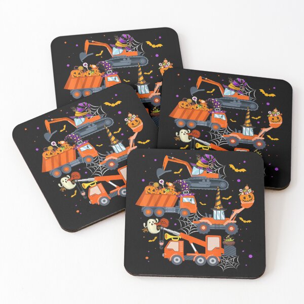 Item preview, Halloween Crane Truck Construction Pumpkin Toddler Kids Boys designed and sold by Spencerhowar.