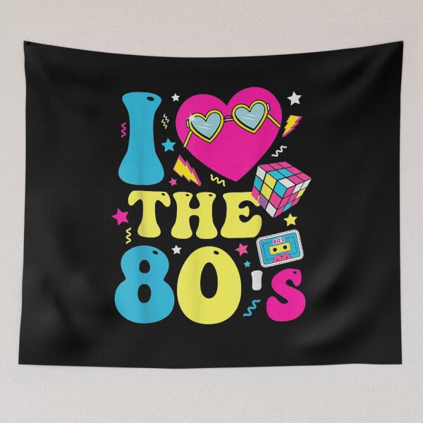 Item preview, I Love The 80s Funny Vintage Retro 80's 1980s Eighties Party  designed and sold by sheilase.