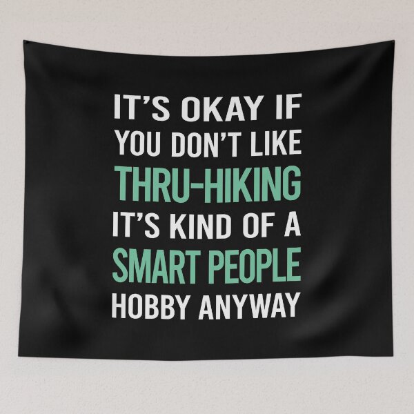 Item preview, Smart People Hobby Thru-Hiking Thru Hiking Hike Hiker designed and sold by RonaldEwing4782.