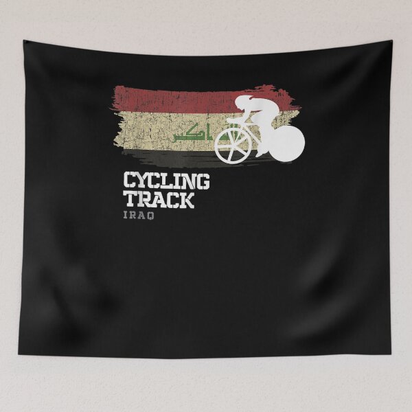 Item preview, Track Cycling Iraq Road Bike Racing Speed Cyclist  designed and sold by sheilase.