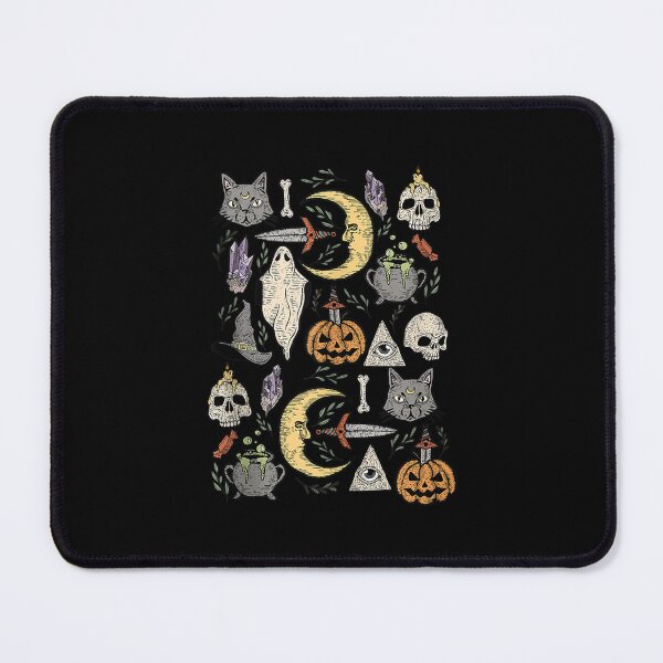 Item preview, Crescent Moon Black Cat Evil Eye Halloween Ghost Pumpkin designed and sold by Spencerhowar.