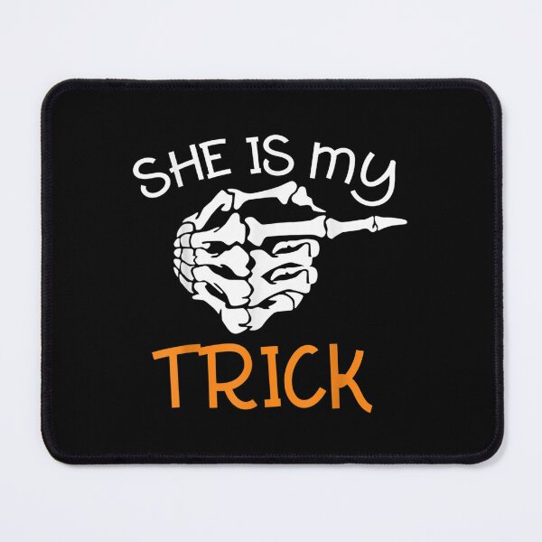 Item preview, She's My Trick Halloween Night Costume Skeleton Finger designed and sold by Spencerhowar.