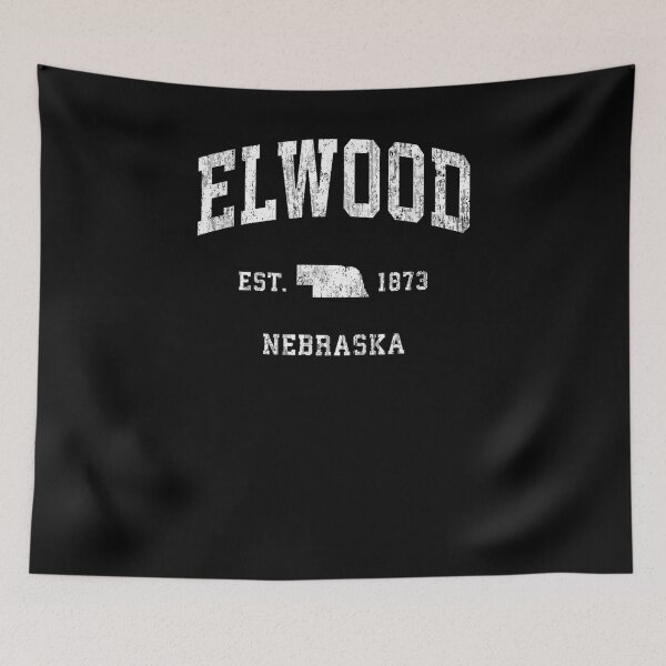 Item preview, Elwood Nebraska Ne Vintage Athletic Sports Design  designed and sold by sheilase.