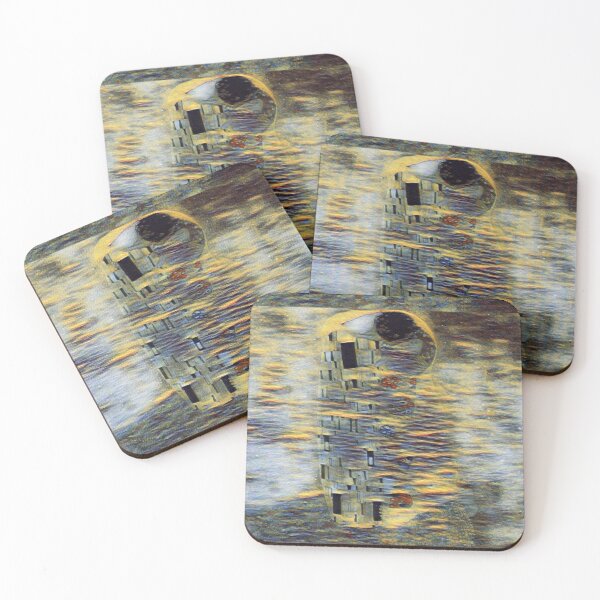 Item preview, Mash up of The Kiss by Klimt and The Lake at Montgeron by Claude Monet designed and sold by CristalleLisa.