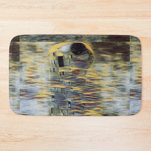 Item preview, Mash up of The Kiss by Klimt and The Lake at Montgeron by Claude Monet designed and sold by CristalleLisa.
