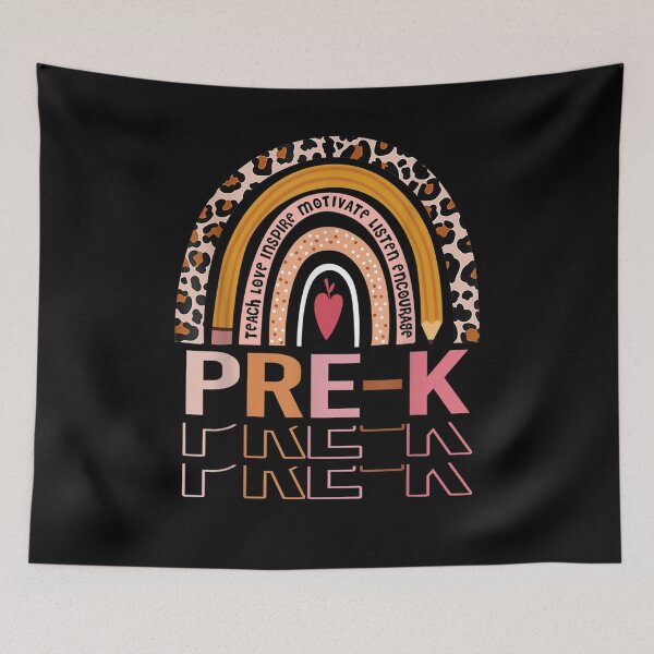 Item preview, Team Pre K Squad Back To School Rainbow Kids Teacher  designed and sold by sheilase.