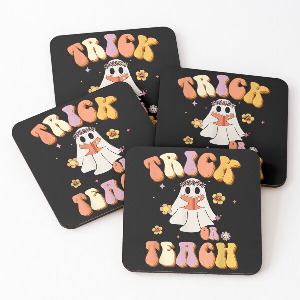 Item preview, Halloween Retro Vintage Groovy Trick Or Teach Teacher Women designed and sold by Spencerhowar.