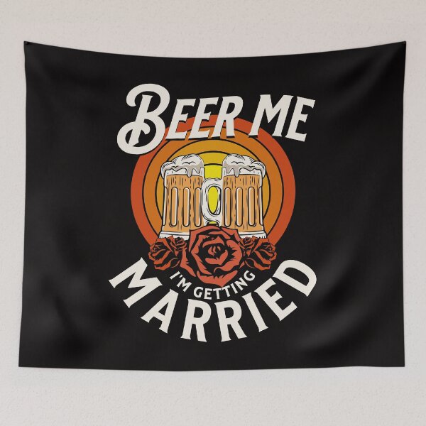 Item preview, Beer Me I'm Getting Married Groom Bride Funny Bachelor Party designed and sold by Digital Story Time.