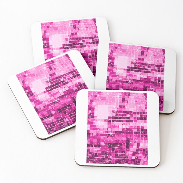 Item preview, 1970s Twinkle Pink Disco Ball Pattern    designed and sold by DreamDanis.