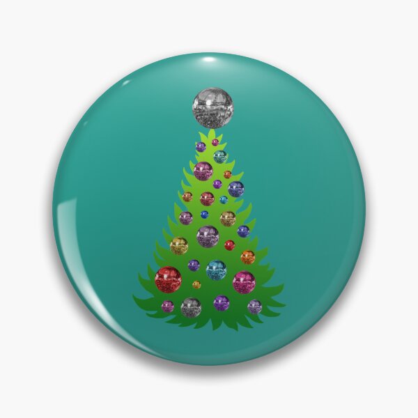 Item preview, Colorful 1970s Disco Ornament Christmas Tree   designed and sold by DreamDanis.