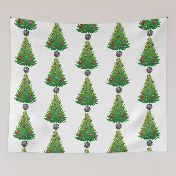 Item preview, Colorful 1970s Disco Ornament Christmas Tree   designed and sold by DreamDanis.