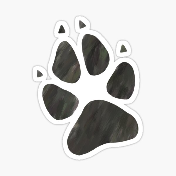 Sticker car sticker motorcycle wolf lupo wolf wolf dog head paws paw A5