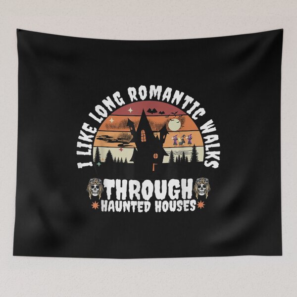 Item preview, Vintage I Like Long Romantic Walks Through Haunted Houses designed and sold by Spencerhowar.