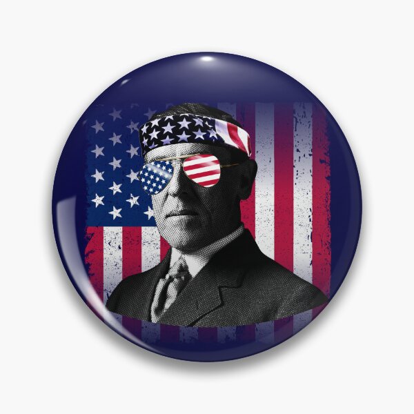Item preview, Woodrow Wilson USA Flag Patriotic American Flag 4th of July Gear designed and sold by DynamicDesign.