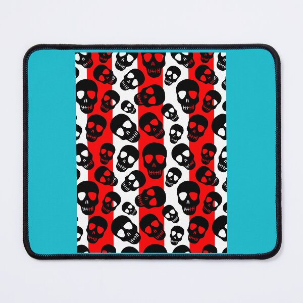 Item preview, Black skulls seamless pattern designed and sold by Giftslinshop.