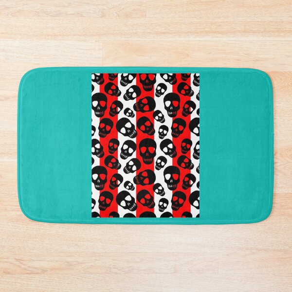 Item preview, Black skulls seamless pattern designed and sold by Giftslinshop.