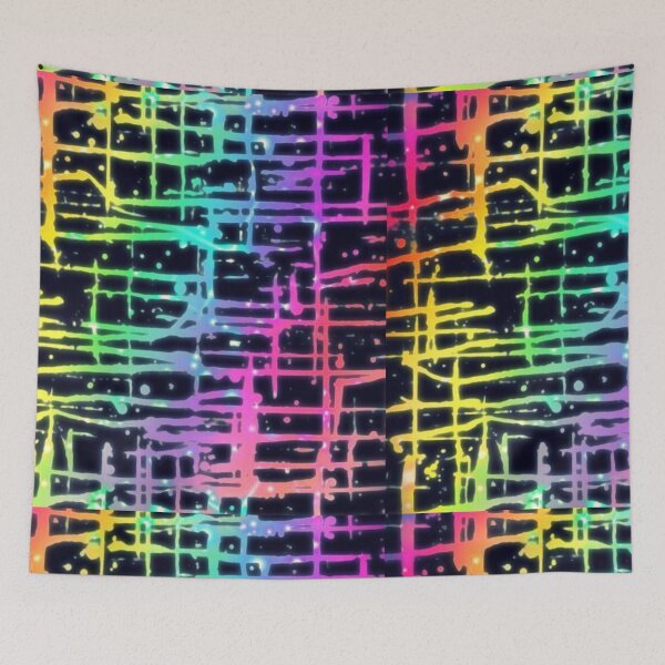 Item preview, Electric Color Grid  designed and sold by Sleepygirl2010.