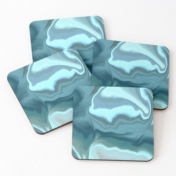Item preview, Coastal Ocean Beach Shore Abstract Texture Swirl Agate designed and sold by ArticLotusShop.