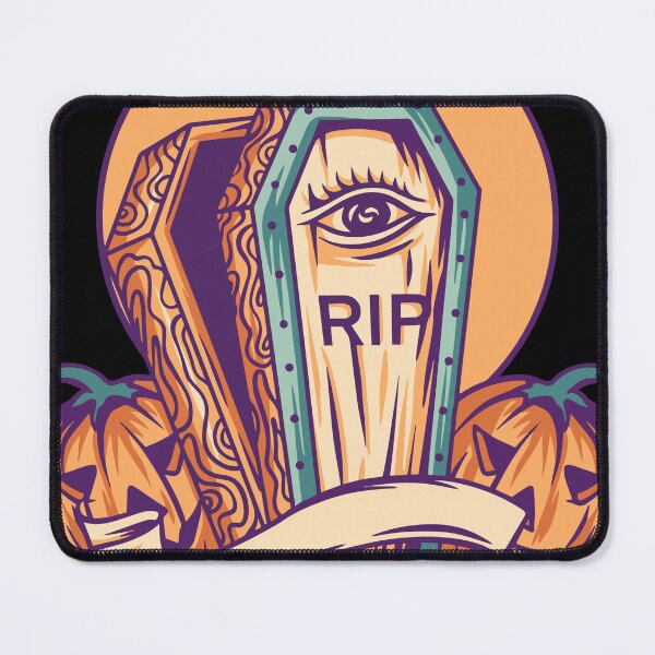 Item preview, Halloween Casket Illustration designed and sold by STR Graphs.