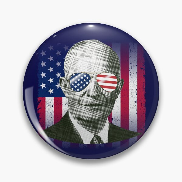 Item preview, Dwight Eisenhower Patriotic American Flag 4th of July Gear designed and sold by DynamicDesign.