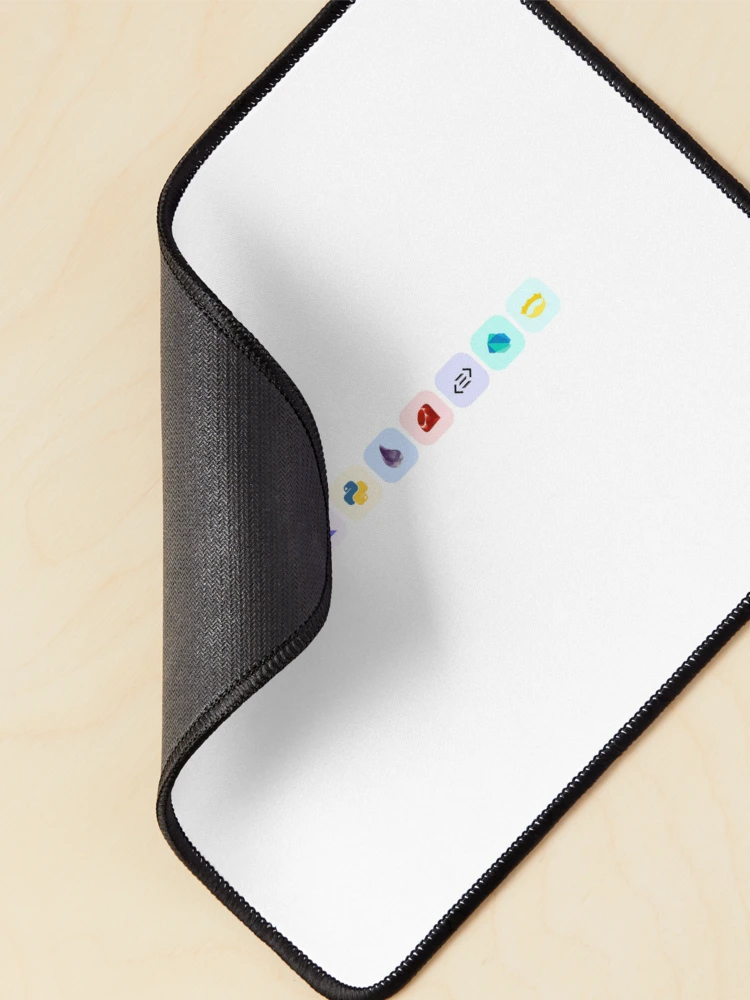 Thumbnail 2 of 5, Mouse Pad, Purescript Nim Ruby Coding Programming Collection designed and sold by PodiShawna.
