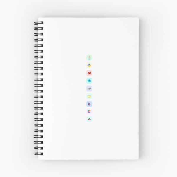 Aperçu de l'œuvre Collection de programmation Java Purescript Nim Ruby créée et vendue par PodiShawna.
