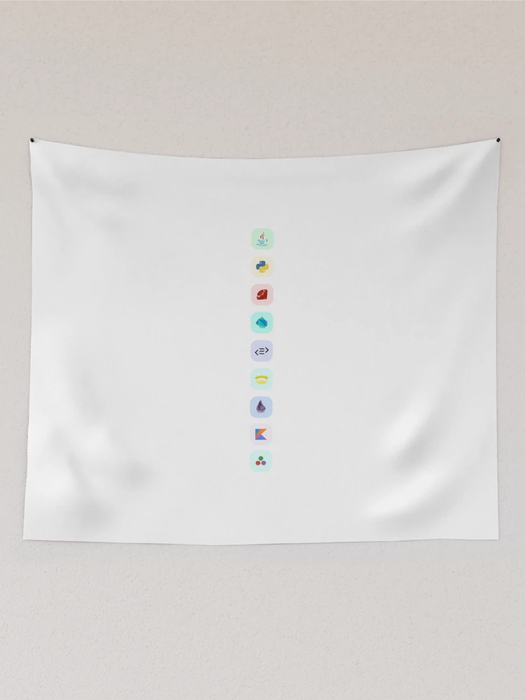 Thumbnail 2 of 3, Tapestry, Purescript Nim Ruby Java Programming Collection designed and sold by PodiShawna.