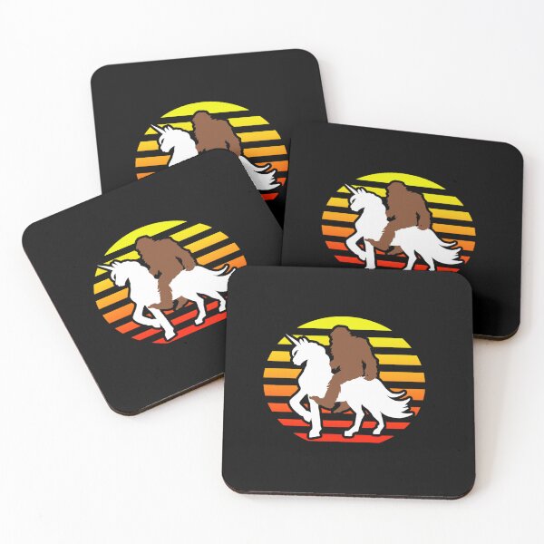 Item preview, RETRO BIGFOOT RIDING UNICORN DAD designed and sold by sobriowslen.
