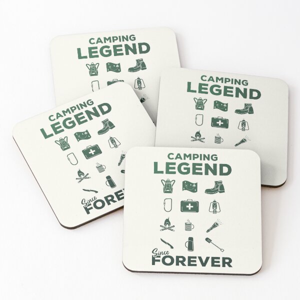 Item preview, Camping Legend Since Forever | Funny Camping Quotes designed and sold by DrawingBoard.