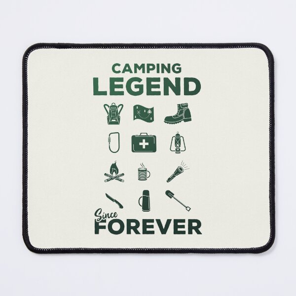 Item preview, Camping Legend Since Forever | Funny Camping Quotes designed and sold by DrawingBoard.