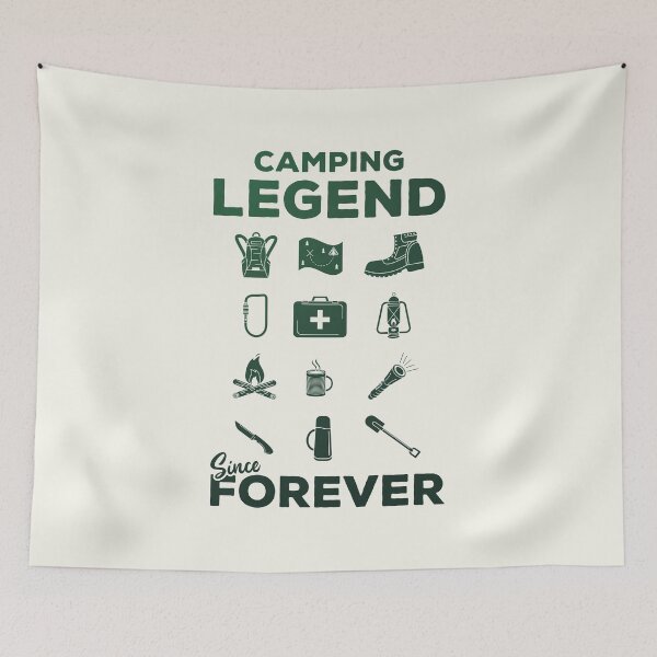 Item preview, Camping Legend Since Forever | Funny Camping Quotes designed and sold by DrawingBoard.