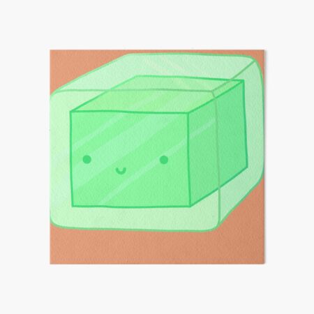 Minecraft Slime Boi Art Print for Sale by LuckyPop