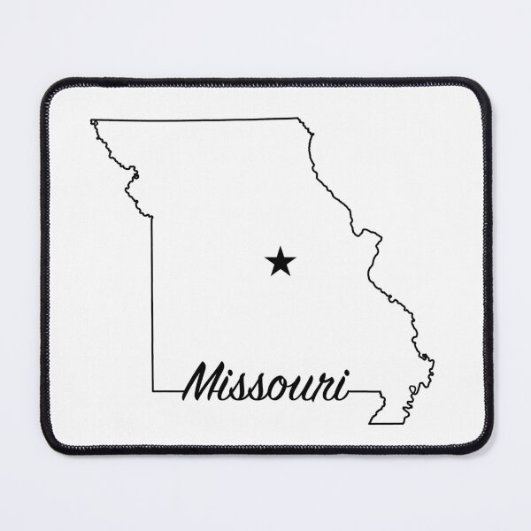 Item preview, Missouri -- US State (simple outline with capital star) designed and sold by ArchitectGrubb.