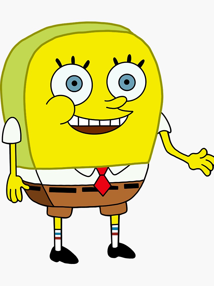 normal-spongebob-spongebob-squarepants-sticker-for-sale-by