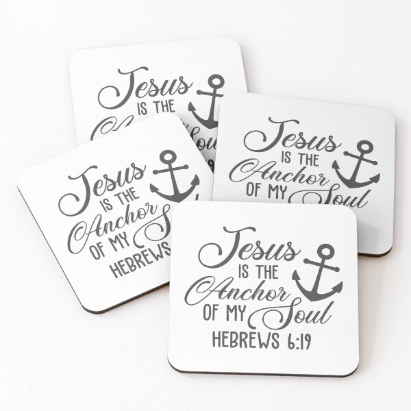 Item preview, Christian Design - Jesus is the Anchor of my Soul - Hebrews 6 verse 19 designed and sold by simplydesignart.