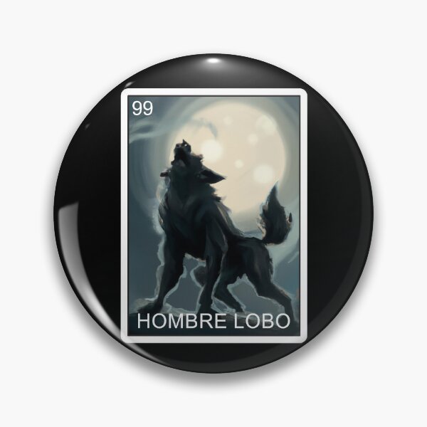 Item preview, Hombre Lobo Werewolf Card Mexican Lottery Hombre Lobo Gear designed and sold by DynamicDesign.