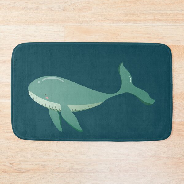 Item preview, Cute Green Grey Whale  designed and sold by arvianadesign.
