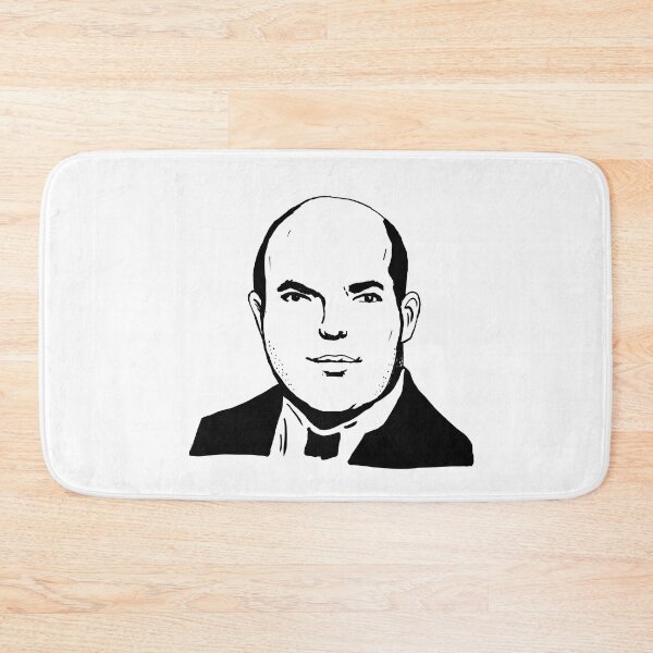 Item preview, Brian Stelter Portrait Black Sketch designed and sold by lordyswiss.