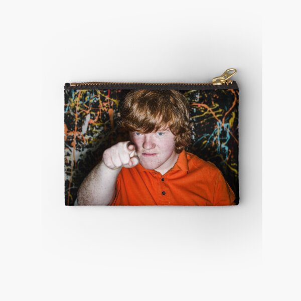 Item preview, Red-haired freckled fat boy showing to youwith serious face designed and sold by Alexander Sorokopud.
