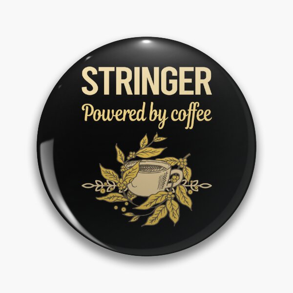 Item preview, Powered By Coffee Stringer designed and sold by cossinulsesj.