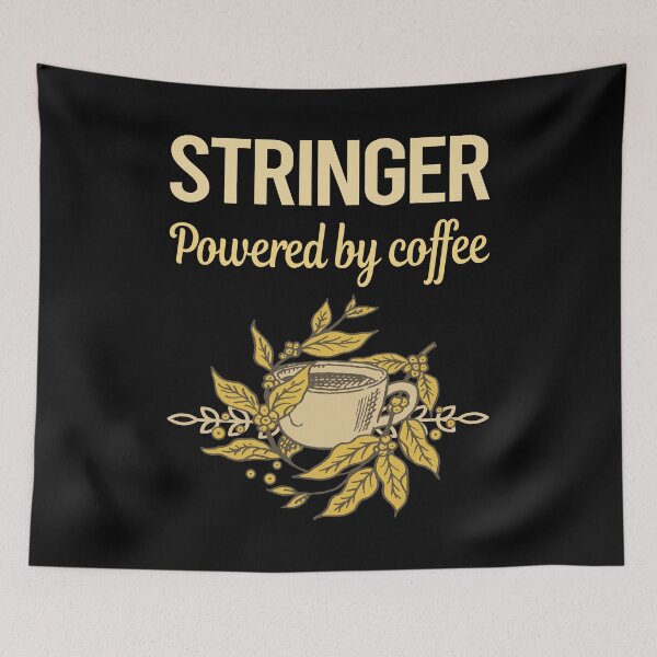 Item preview, Powered By Coffee Stringer designed and sold by cossinulsesj.